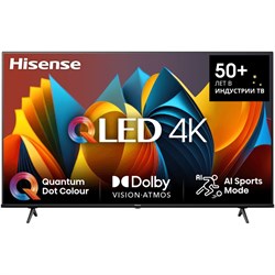 Телевизор 75" Hisense 75E7NQ 2024 (4K Ultra HD 3840x2160, Smart TV) темно-серый 75E7NQ - фото 27573