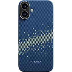 Чехол PITAKA StarPeak Tactile Woven Case Milky Way Galaxy для iPhone 16 jFCidqTThPa5XenWovTki3 - фото 27995
