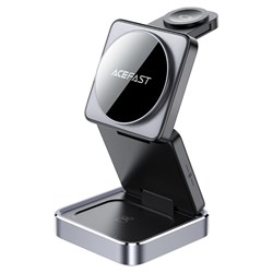 БЗУ AceFast E20 Desktop 3-in-1 Wireless Charging Holder Black OMBN-tHCjdH-9dThvMVxY0 - фото 28000