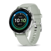 Смарт-часы Garmin Venu 3s Sage Gray with Silver Buckle 0100278551 LBQcljXXg6MoKPPxzeMEk1