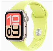 Apple Watch SE 3 2025 40mm Starlight Aluminum Case with Neon Yellow Sport Band (M/L) f87g1KdVg2QfYcPcQWNLT2